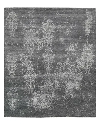 Nourison Mamie Hand-knotted Rug, 7' X 12' In Graphite