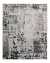 Nourison Silk Shadows Sha16 Rug, 3'9 X 5'9 In Silver Grey