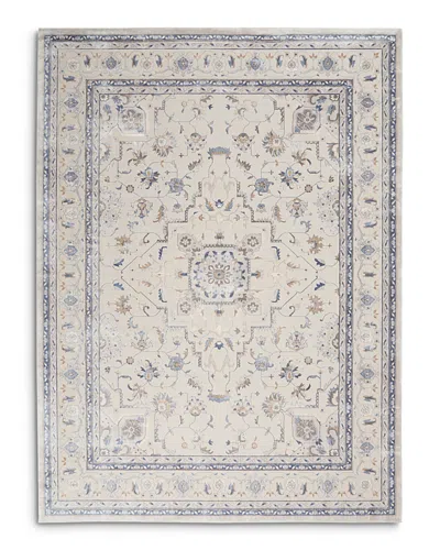 Nourison Silky Textures Sly08 Area Rug, 7'10 X 10'6 In Ivory/gray