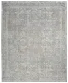 Nourison Starry Nights Stn03 8' X 10' Area Rug In Silver