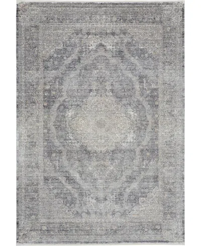 Nourison Starry Nights Stn05 5'3" X 7'3" Area Rug In Charcoal