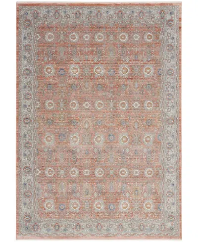 Nourison Starry Nights Stn12 5'3" X 7'3" Area Rug In Rose