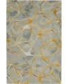 Nourison Symmetry Smm05 Gray 3'9" X 5'9" Area Rug In Gray