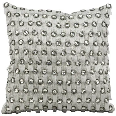 Nourison Throw Pillow In White
