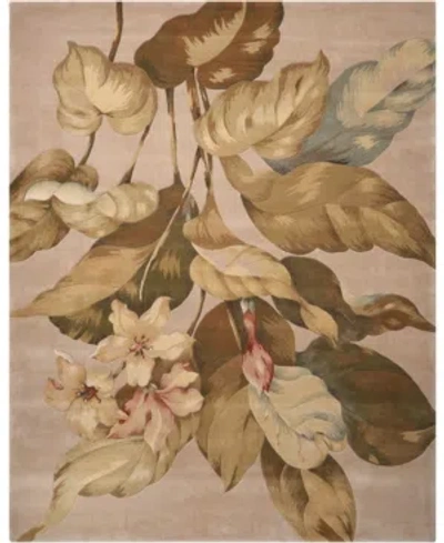 Nourison Tropics Ts04 Beige 8' X 11' Area Rug