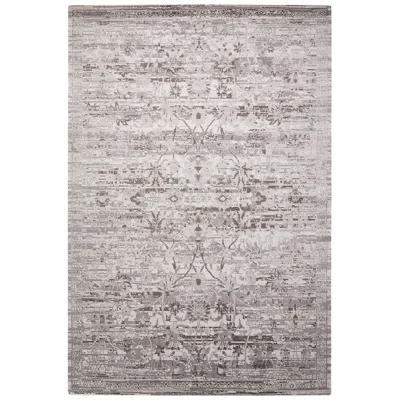 Nourison Twilight Twi01 2'x3' Silver Rectangular Area Rug