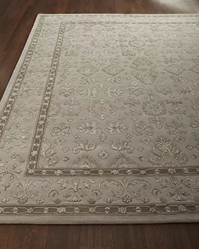 Nourison Vanilla Garden Hand Tufted Runner, 7 & Apos;9" X 9 & Apos;9" In Neutral