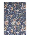 Nourison Washables Nwb01 Polyester & Cotton Area Rug In Blue