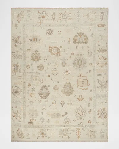 Nourison Whispers Cream Hand-knotted Rug, 8' X 10' In White