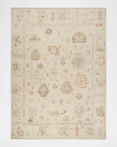 Nourison Whispers Cream Hand-knotted Rug, 9' X 12' In White