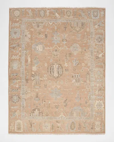 Nourison Whispers Mauve Hand-knotted Rug, 9' X 12' In Pink