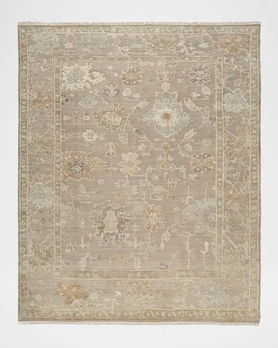 Nourison Whispers Taupe Hand-knotted Rug, 10' X 14' In Brown