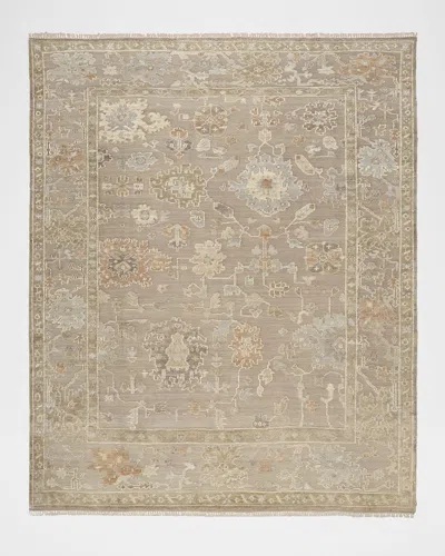 Nourison Whispers Taupe Hand-knotted Rug, 8' X 10' In Brown