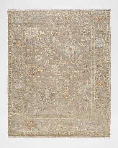 Nourison Whispers Taupe Hand-knotted Rug, 9' X 12' In Brown