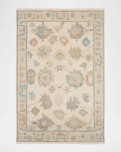 Nourison Wilks Hand-knotted Rug, 5' X 8' In White
