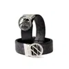 Noushella Women's Anahata Silver Large Belt In Black Elysium In Black