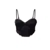 Noushella Women's Bract Camisole In Black In Black