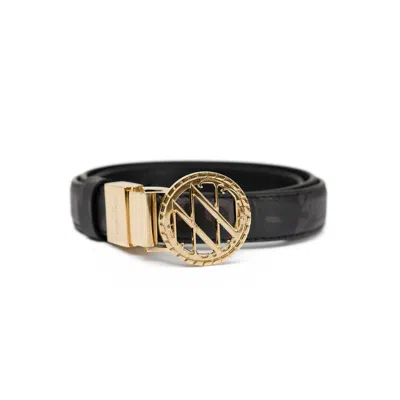 Noushella Women's Gold / Black Anahata Gold Small Belt In Black Elysium In Gold/black