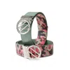 Noushella Women's Green Anahata Silver Large Belt In Sage In Green