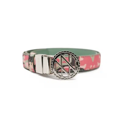 Noushella Women's Green Anahata Silver Small Belt In Sage