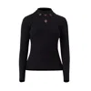 Noushella Women's Lumiere Long Sleeve Blouse In Black In Black