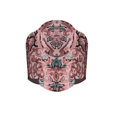 Noushella Women's Magnolia Strapless Corset In Elysium In Pink