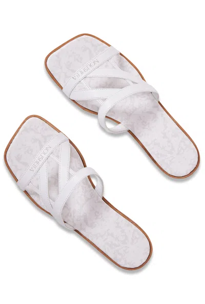 Noushella Women's  Slides In White