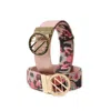Noushella Women's Pink / Purple Anahata Gold Large Belt In Elysium In Pink/purple