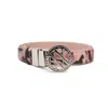 Noushella Women's Pink / Purple Anahata Silver Small Belt In Elysium In Pink/purple