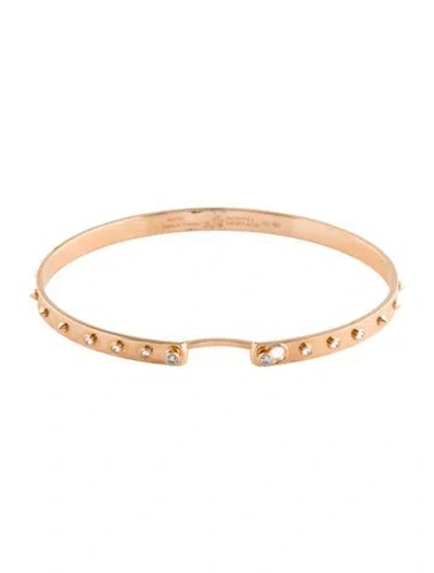 Pre-owned Nouvel Heritage 18k Diamond Brunch In Ny Mood Bangle, 6.5" In Multi