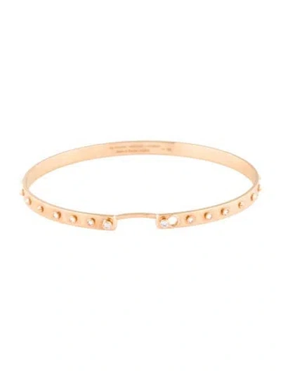 Pre-owned Nouvel Heritage 18k Diamond Brunch In Ny Mood Bangle Bracelet, 5.75" In Multi