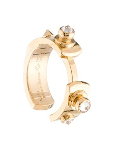 Pre-owned Nouvel Heritage 18k Diamond Brunch In Ny Single Ear Cuff Earring In Multi