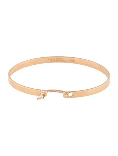 Pre-owned Nouvel Heritage 18k Diamond Cocktail Time Mood Bangle, 7" In Multi