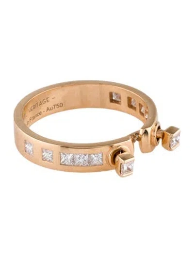 Pre-owned Nouvel Heritage 18k Diamond My Best Friend's Wedding Mood Ring In Multi