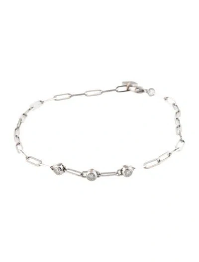Pre-owned Nouvel Heritage 18k Diamond Trio Classics Bracelet, 7" In Multi