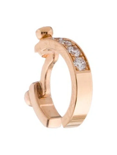 Pre-owned Nouvel Heritage 18k Diamond Tuxedo Mood Single Ear Cuff In Multi