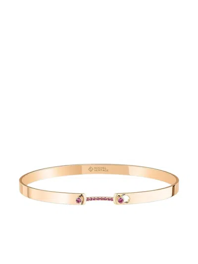 Nouvel Heritage 18k Rose Gold Morning Mood Sapphire Bracelet