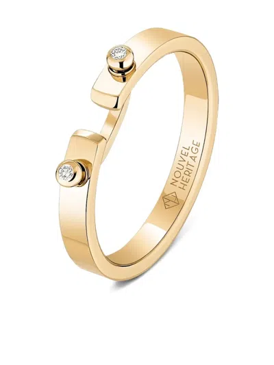 Nouvel Heritage 18k Yellow Gold Monday Morning Ring