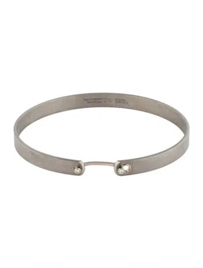 Pre-owned Nouvel Heritage Diamond Paris From The Sky Mood Bangle, 7.25" In Multi