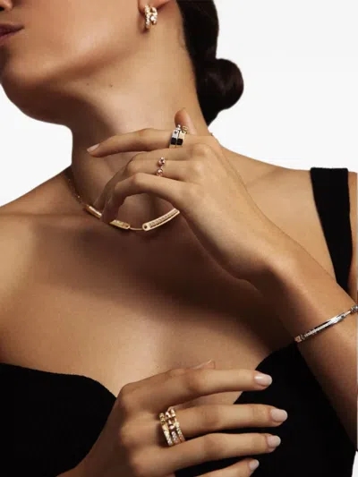 Nouvel Heritage Tuxedo Mood Diamond Bracelet In Gold
