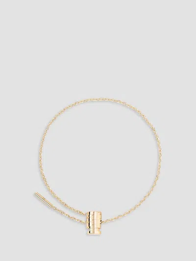 Nouvel Heritage Women's Latch Mini 18k Yellow Gold Bracelet
