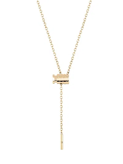 Nouvel Heritage Women's Latch Mini 18k Yellow Gold Necklace