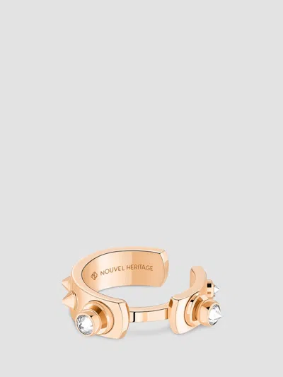Nouvel Heritage Women's Mood Brunch In Ny 18k Rose Gold & 0.08 Tcw Diamond Single Ear Cuff