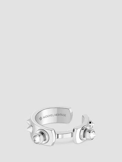 Nouvel Heritage Women's Mood Brunch In Ny 18k White Gold & 0.12 Tcw Diamond Ear Cuff In Metallic