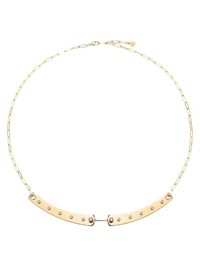 Nouvel Heritage Women's Mood Brunch In Ny 18k Yellow Gold & 0.21 Tcw Diamond Necklace