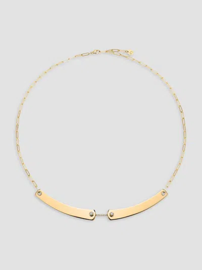 Nouvel Heritage Women's Mood Business Meeting 18k Yellow Gold & 0.12 Tcw Diamond Necklace