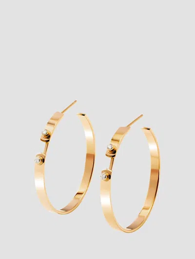 Nouvel Heritage Women's Mood Monday Morning 18k Yellow Gold & 0.12 Tcw Diamond Hoop Earrings