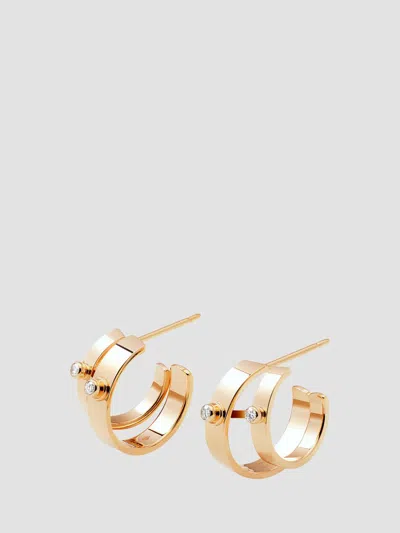 Nouvel Heritage Women's Mood Monday Morning 18k Yellow Gold & 0.13 Tcw Diamond Double Hoop Earrings