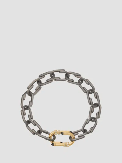 Nouvel Heritage Women's Try Me Titanium, 18k Yellow Gold, Black Onyx & 0.026 Tcw Diamond Bracelet In Gray