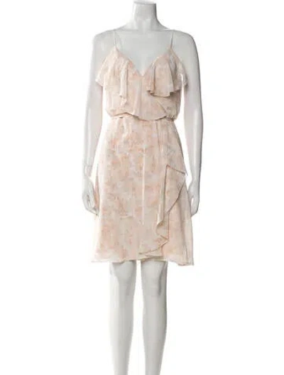 Pre-owned Nouvelle Amsale Printed Mini Dress In Pink